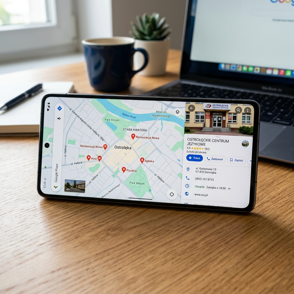 Pozycjonowanie wizytówki Google Maps w Ostrołęce